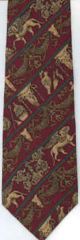 Classical Civilizations greek pan procession ceramics amphora design frieze necktie ties