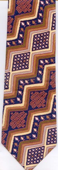 Navaho native american indian Textile blanet Tie necktie