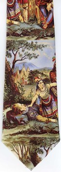 Colonial America History native American Pocahontas John Smith Necktie Tie