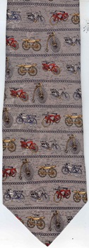 Early Bicycles 1791-1951 Americana Series Neckties, bicycle, land transportation Tie necktie