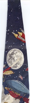 Moon Dreams Americana Series Neckties, air plane, airplane, air transportation Tie necktie