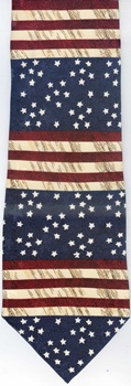American History Necktie Starry Flowers of Liberty Circa 1864 Flag Americana Tie ties neckwear ties tye neckwears