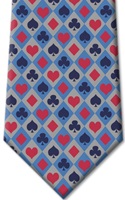 poker hands cards gambling gaming games playing card suits tie Necktie