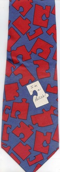 soduku puzzle newspaper hobby necktie tie