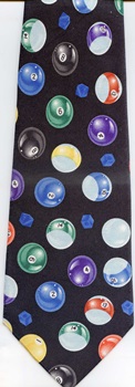billiard games playing pool table eight balls cue ball tie Necktie