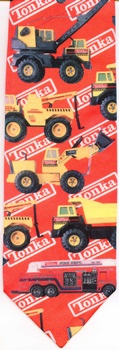 tonka trucks Collector Collectables Toy Advertising Necktie Tie