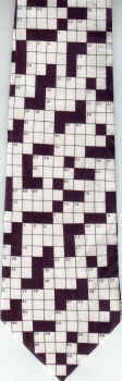 crossword puzzle newspaper hobby necktie tie