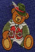 german teddy bears lederhosen repeat all over necktie tie