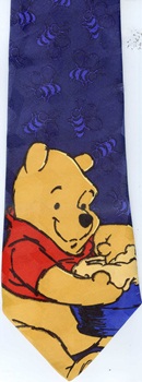 winnie the pooh tigger eyeore bee hunny honey necktie Tie ties neckwear ties tye neckwears