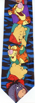 winnie the pooh bee hunny honey necktie Tie ties neckwear ties tye neckwears