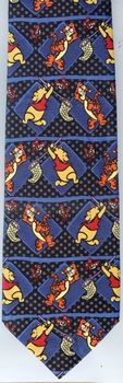 winnie the pooh tigger eyeore kanga roo piglet bee hunny honey necktie Tie ties neckwear ties tye neckwears