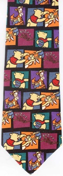 winnie the pooh bee hunny honey necktie Tie ties neckwear ties tye neckwears