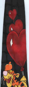 winnie the pooh tigger balloon hunny honey necktie Tie ties neckwear ties tye neckwears