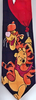 winnie the pooh tigger balloon hunny honey necktie Tie ties neckwear ties tye neckwears