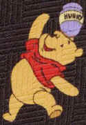 Pooh Bee Frolic Winnie the Pooh balancing a hunny jar on his head necktie Tie ties neckwear ties tye neckwears