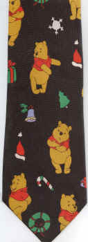 winnie the pooh christmas necktie Tie ties neckwear ties tye neckwears
