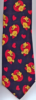 winnie the pooh heart valentine pillows necktie Tie ties neckwear ties tye neckwears