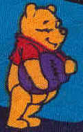 winnie the pooh holding hunny pot honey jar necktie Tie ties neckwear ties tye neckwears