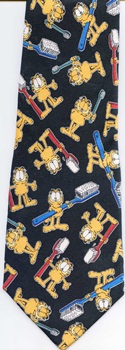 Garfield comic strip tie Necktie