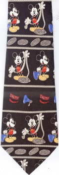 Mickey Mouse film set movie director cartoon comic strip walt disney tie tie necktie