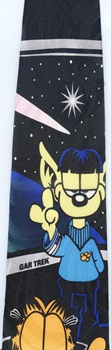Garfield Star Trek comic strip tie Necktie