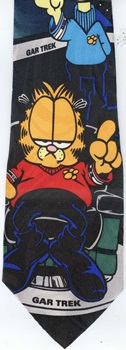 Garfield Star Trek  comic strip tie Necktie