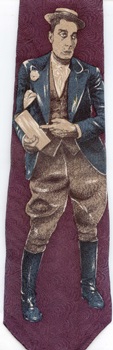 Buster Keaton tie Classic tie silent movie  comedian actor tie tie necktie