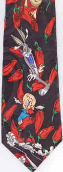 pepper looney tunes Bugs Bunny warner brothers studio Tie necktie