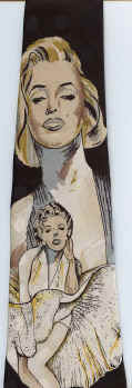 Marilyn Monroe tie Classic tie cartoon comic strip tie tie necktie