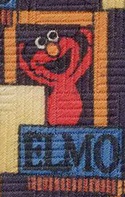 Elmo head all over pattern Sesame Street tie Necktie