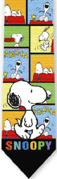 Peanuts comic strip charlie brown snoopy tie Necktie