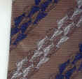 Fish Stripe Woven Escher Tesselation Tie