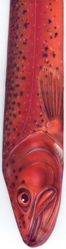 Freshwater Fish Species catfish Tie necktie polyester fish shaped tie