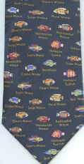 Tropical Reef Fish Tie