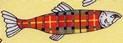 Wild River Salmon Scene Tie Freshwater Fish Species Tie novelty conversation necktie silk