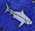 Sharks, fish and crabs Tie