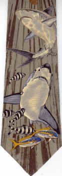 Shark Encounter Tie