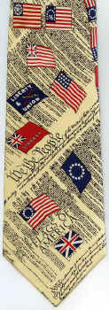 American Flag Republic Democracy History Necktie Tie ties neckwear ties tye neckwears