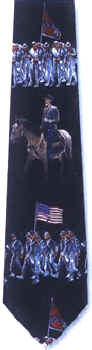 American History Flag Historical Civil War Tie necktie