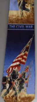 American History Flag Historical Civil War Tie necktie