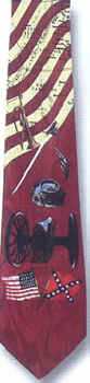 American History Flag Historical Civil War Tie necktie