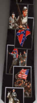 American History Flag Historical Civil War Tie necktie