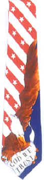 American Flag Tie necktie