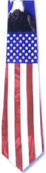 American Flag Tie necktie