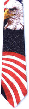 American Flag Tie necktie