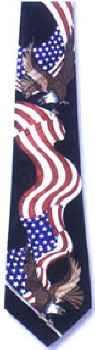 American Flag Tie necktie