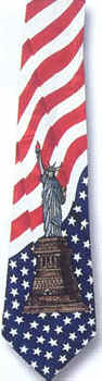 American Flag Tie necktie
