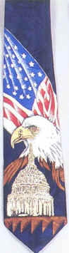 American Flag Tie necktie