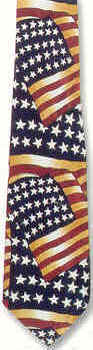 American Flag Tie necktie
