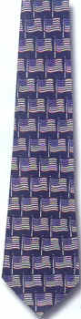 American Flag Tie necktie